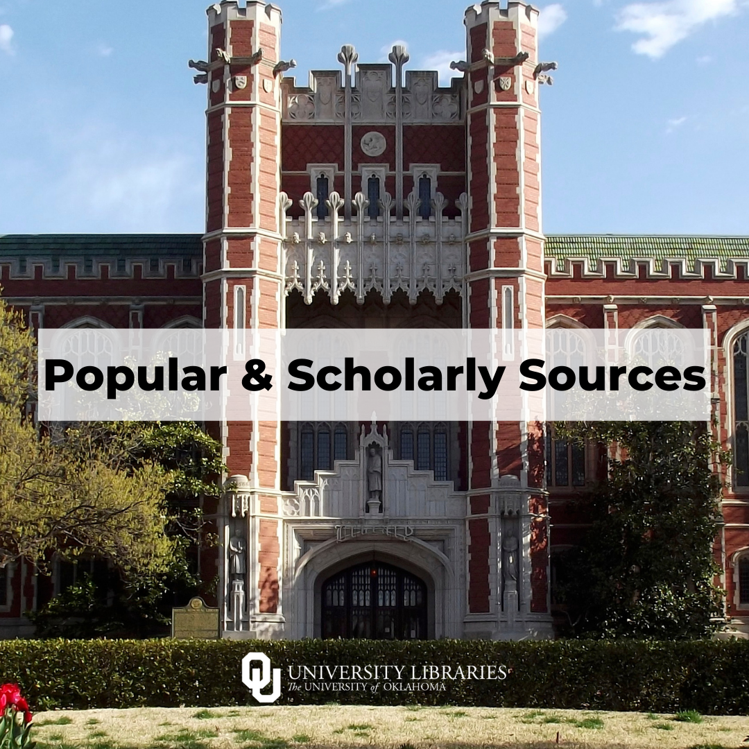 Popular and scholarly sources thumbnail 